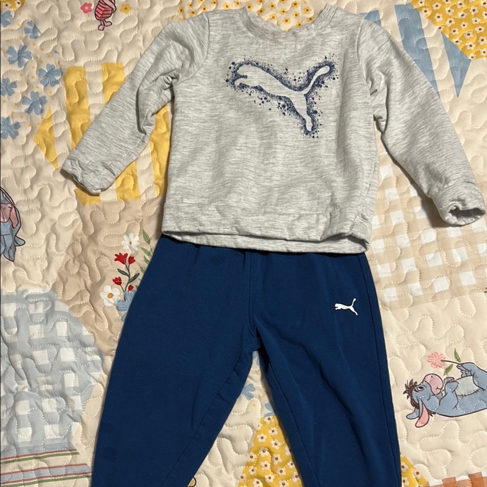 Puma Kids Blue Sweatpants